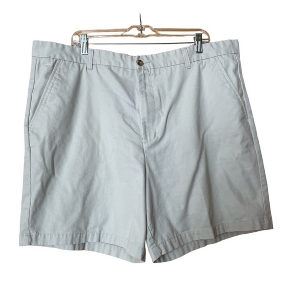 Puritan Men’s Chino Shorts Beige Size 44‎ Casual Flat Front Preppy